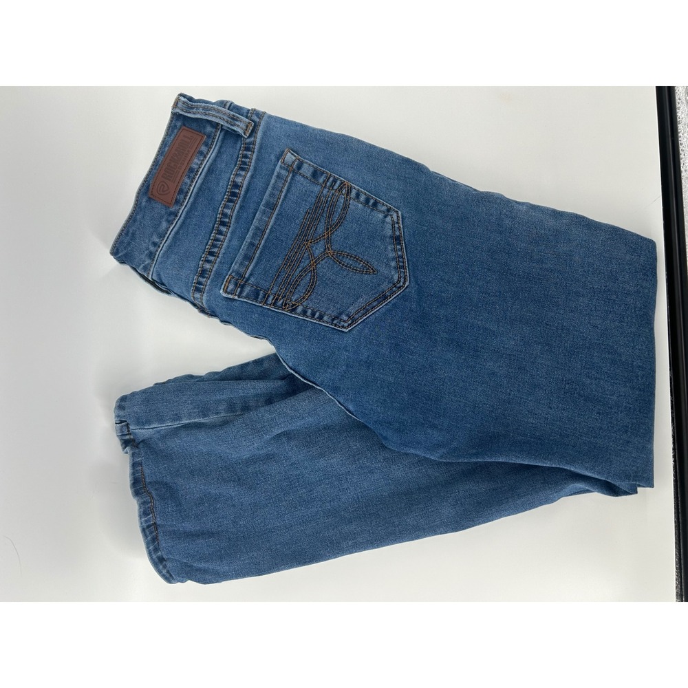 Rock & Roll Denim Womens‎ Mid Rise Bootcut Jeans Blue W28 L30 Stretch Western - Picture 12 of 12